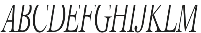 Croissant Italic otf (400) Font UPPERCASE