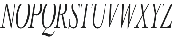 Croissant Italic otf (400) Font UPPERCASE