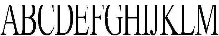 Croissant Regular otf (400) Font UPPERCASE