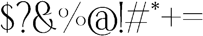 Croissant Regular otf (400) Font OTHER CHARS