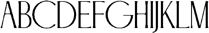 Croissant Regular otf (400) Font UPPERCASE