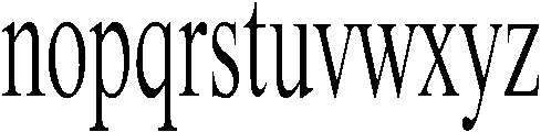 Croissant Regular otf (400) Font LOWERCASE