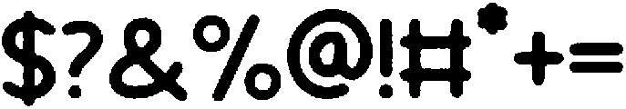 Crona Chalk otf (400) Font OTHER CHARS