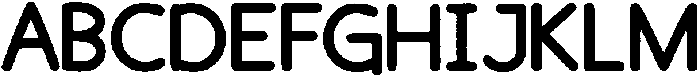 Crona Rough otf (400) Font UPPERCASE