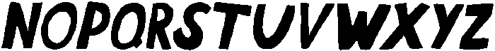 Crooked Lines Club Bold Oblique otf (700) Font UPPERCASE