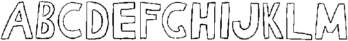 Crooked Lines Club Bold Outline otf (700) FONT