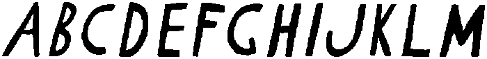 Crooked Lines Club Regular Oblique otf (400) FONT