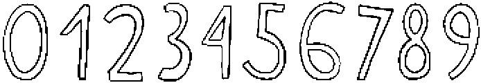 Crooked Lines Club Regular Outline otf (400) Font OTHER CHARS