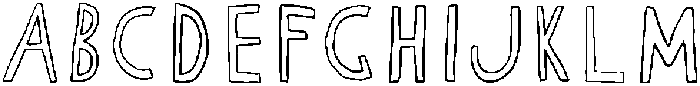 Crooked Lines Club Regular Outline otf (400) FONT