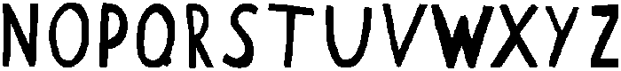 Crooked Lines Club Regular otf (400) Font LOWERCASE