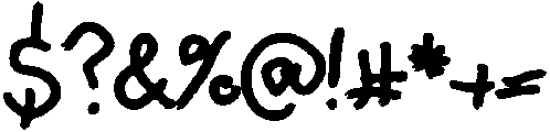 Crooked cactus Regular otf (400) Font OTHER CHARS