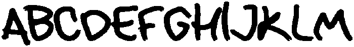 Crooked cactus Regular otf (400) Font UPPERCASE