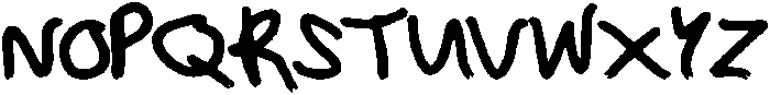 Crooked cactus Regular otf (400) Font UPPERCASE