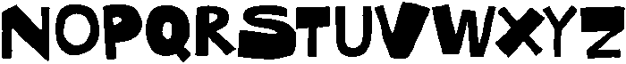 Crookie Crunch otf (400) Font UPPERCASE
