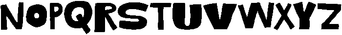 Crookie Crunch otf (400) Font LOWERCASE