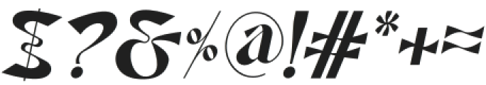 Croona Italic otf (400) Font OTHER CHARS