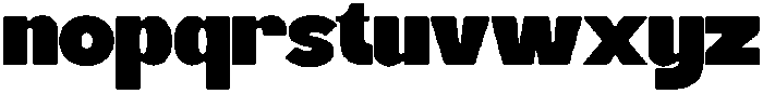 Crosa-Regular otf (400) Font LOWERCASE