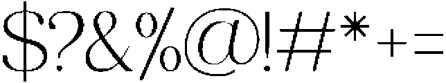CroselaTypeface-Regular otf (400) Font OTHER CHARS