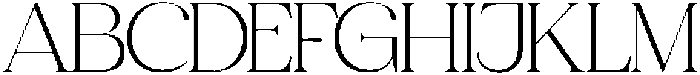 CroselaTypeface-Regular otf (400) Font UPPERCASE