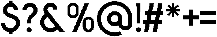 Crosmellow Bold otf (700) Font OTHER CHARS