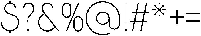 Crosmellow Thin otf (100) Font OTHER CHARS