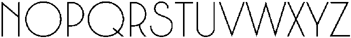 Crosmellow Thin otf (100) Font UPPERCASE