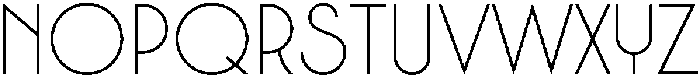 Crosmellow Thin otf (100) Font LOWERCASE