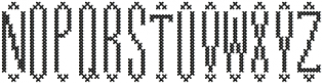 Cross Stitch -Diamond Monogram otf (400) Font UPPERCASE