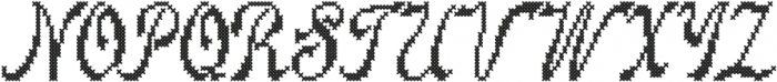 Cross Stitch Splendid ttf (400) Font UPPERCASE
