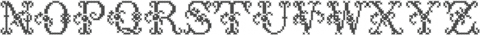 CrossStitchDelicate otf (400) Font LOWERCASE
