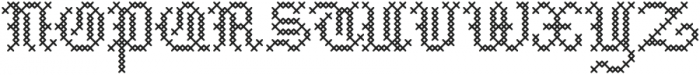 CrossStitchMedieval otf (400) Font UPPERCASE
