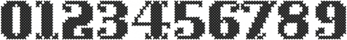 CrossStitchSolid otf (400) Font OTHER CHARS