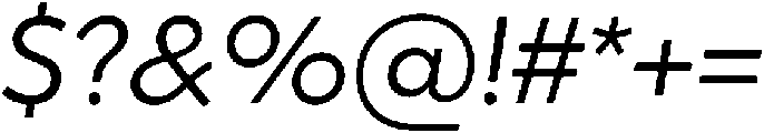 Crossten Soft Light italic otf (300) Font OTHER CHARS