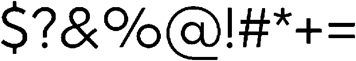 Crossten Soft Light otf (300) Font OTHER CHARS