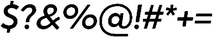 Crossten Soft Medium italic otf (500) Font OTHER CHARS