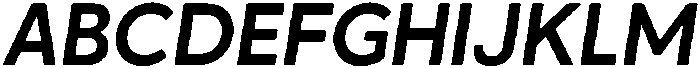 Crossten Soft Semibold italic otf (600) Font UPPERCASE