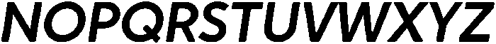Crossten Soft Semibold italic otf (600) Font UPPERCASE