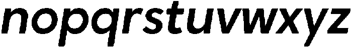 Crossten Soft Semibold italic otf (600) Font LOWERCASE