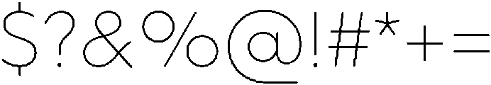 Crossten Soft Thin otf (100) Font OTHER CHARS