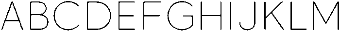 Crossten Soft Thin otf (100) Font UPPERCASE