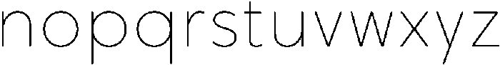 Crossten Soft Thin otf (100) Font LOWERCASE