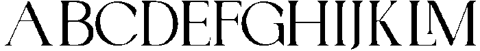 Crown Avenue otf (400) Font UPPERCASE