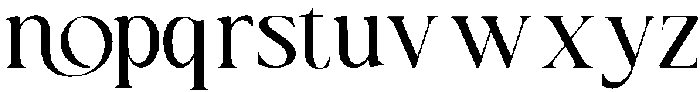 Crown Avenue otf (400) Font LOWERCASE