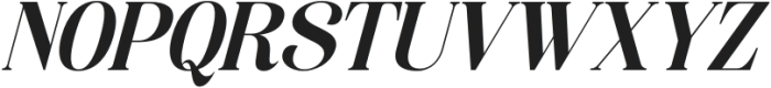 Crown Clusion Italic otf (400) Font UPPERCASE