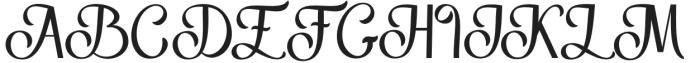 CrownFord-Regular otf (400) Font UPPERCASE