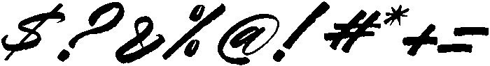 Crownish Italic otf (400) Font OTHER CHARS