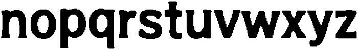 Crows Sans Sarif Regular otf (400) Font LOWERCASE