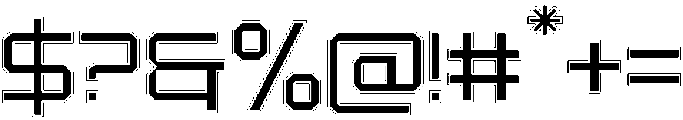 Croxed Inline otf (400) Font OTHER CHARS