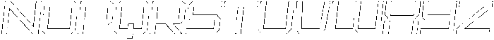 Croxed Outline Italic otf (400) Font UPPERCASE