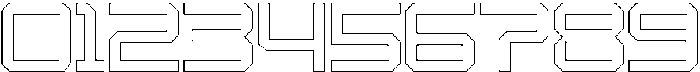 Croxed Outline otf (400) Font OTHER CHARS